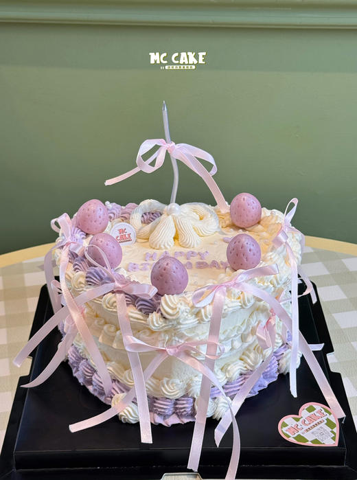 爱心桃洛丽塔复古裱花蛋糕 商品图0