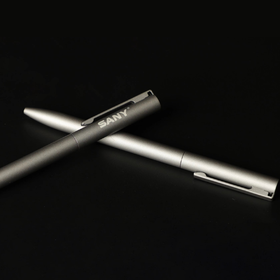 简约金属旋转中性笔-暮云灰
