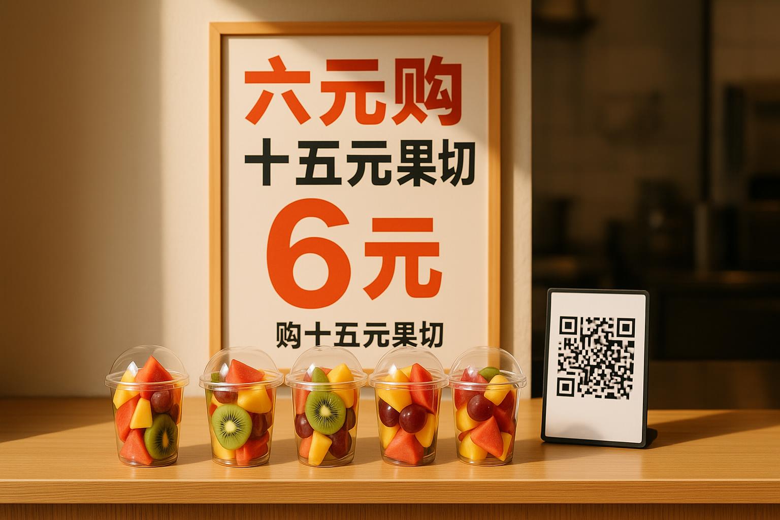 核心营销策略：六元果切活动