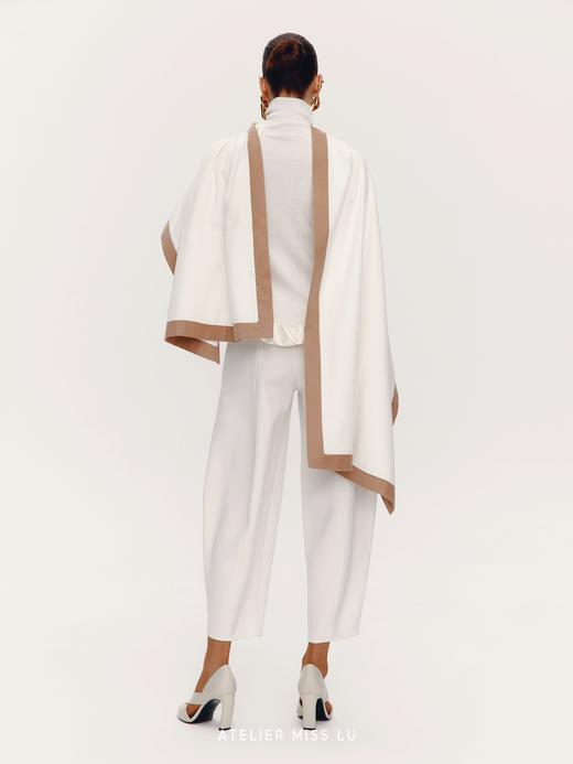 【戏剧之后】艺术感弯刀廓形长裤 商品图3