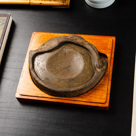 汉代“长生无极”瓦当制砚 商品图2