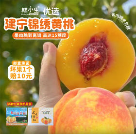 水果优选-建宁锦绣黄桃，一年仅售20天的爆款水果！
