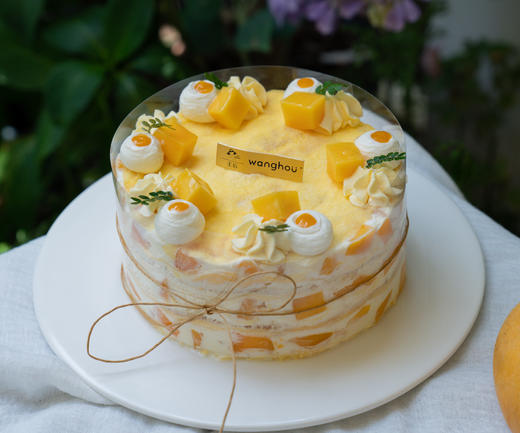 【小6寸芒果千层】新鲜芒果+软软千层皮+木糠粉（需提前3小时预定） 商品图3