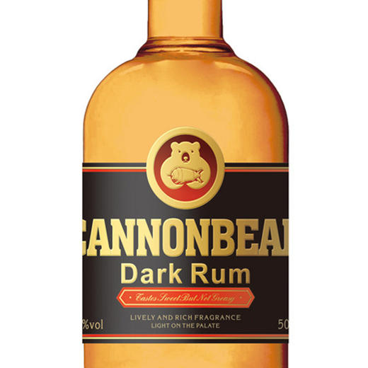 炮弹棕熊40度黑朗姆酒50ml/瓶 商品图1