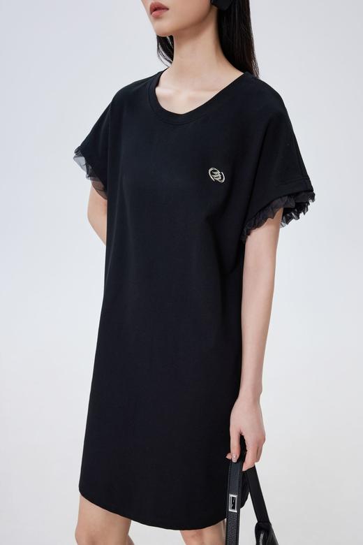 臣禾圆领短袖休闲连衣裙	JZ252020475 商品图7