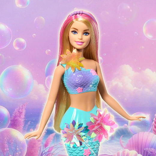芭比JDM72梦幻花朵美人鱼 商品图2