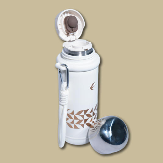 白金挂绳保温杯550ml 商品图1