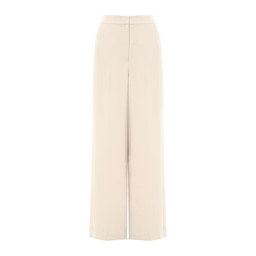 EITIE爱特爱夏新款高腰纯色通勤显瘦干练百搭直筒长裤7805508 商品图5