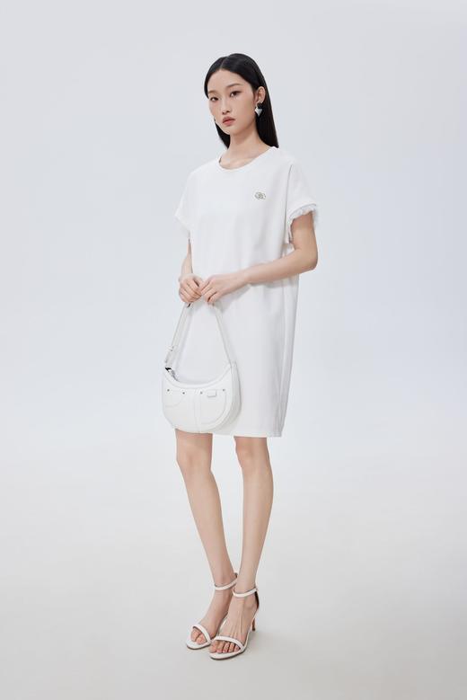 臣禾圆领短袖休闲连衣裙	JZ252020475 商品图2