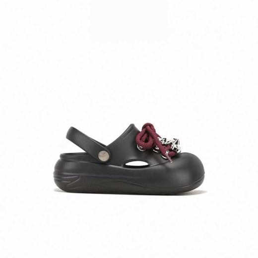 【特价秒杀】大头绑带水钻厚底洞洞鞋 5.5cm增高｜三色可选【福利品】 商品图0