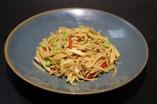 茭白毛豆炒肉丝/例 商品图0