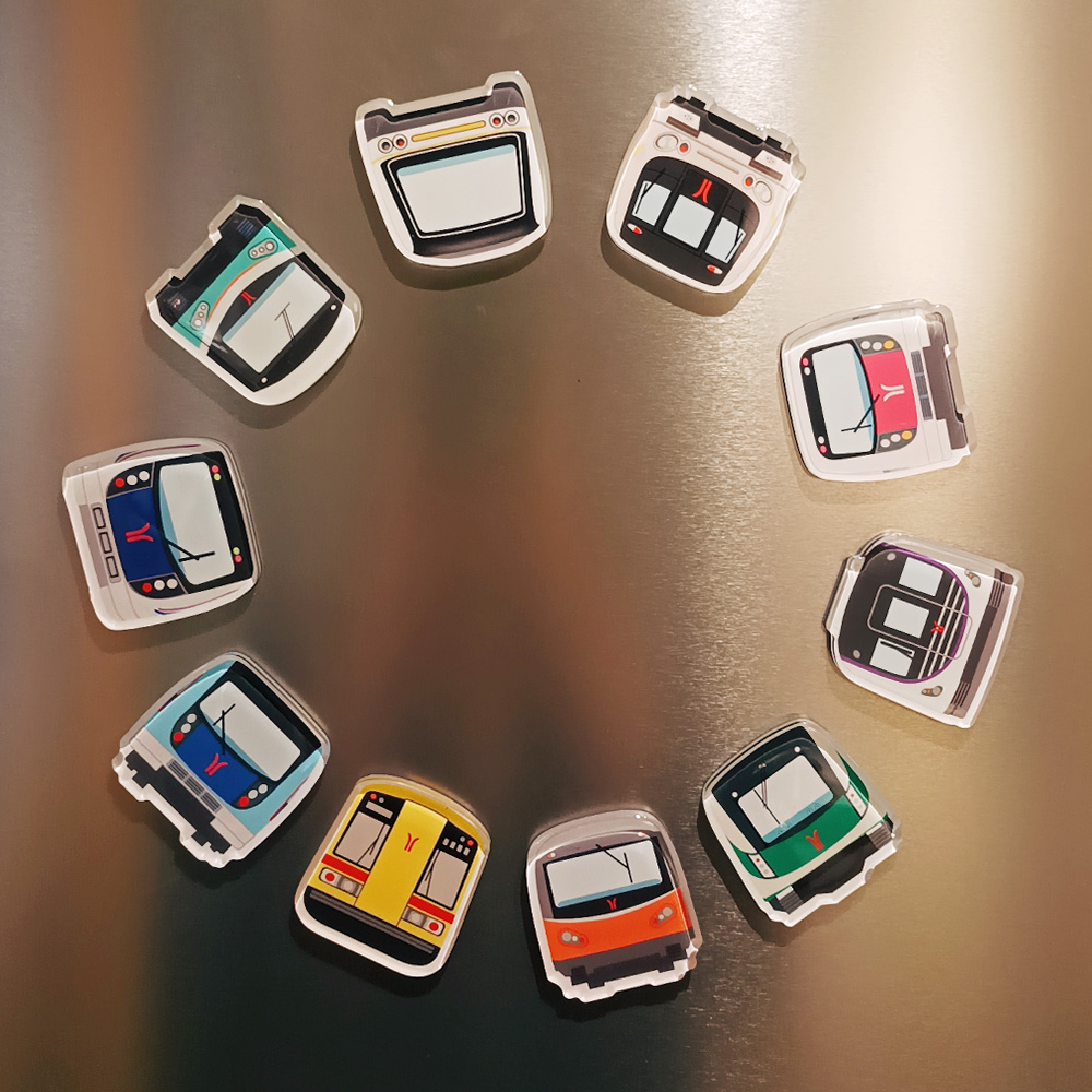 亚克力车头冰箱磁贴