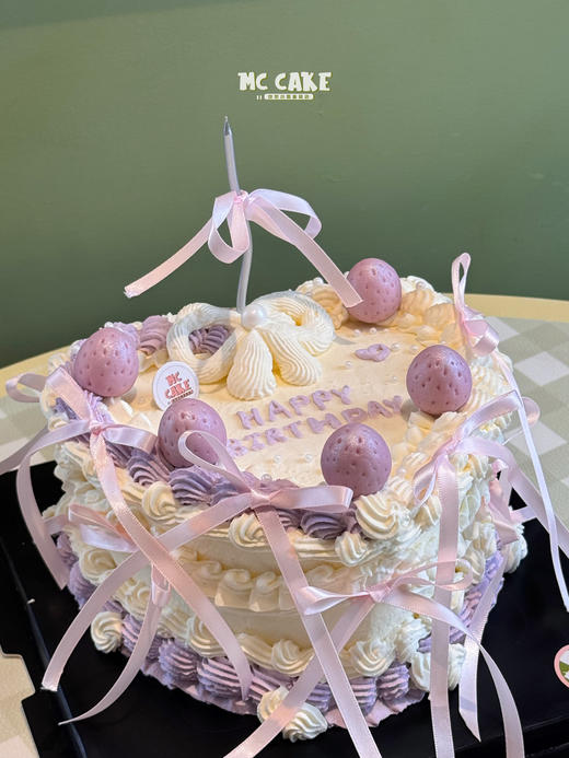 爱心桃洛丽塔复古裱花蛋糕 商品图1