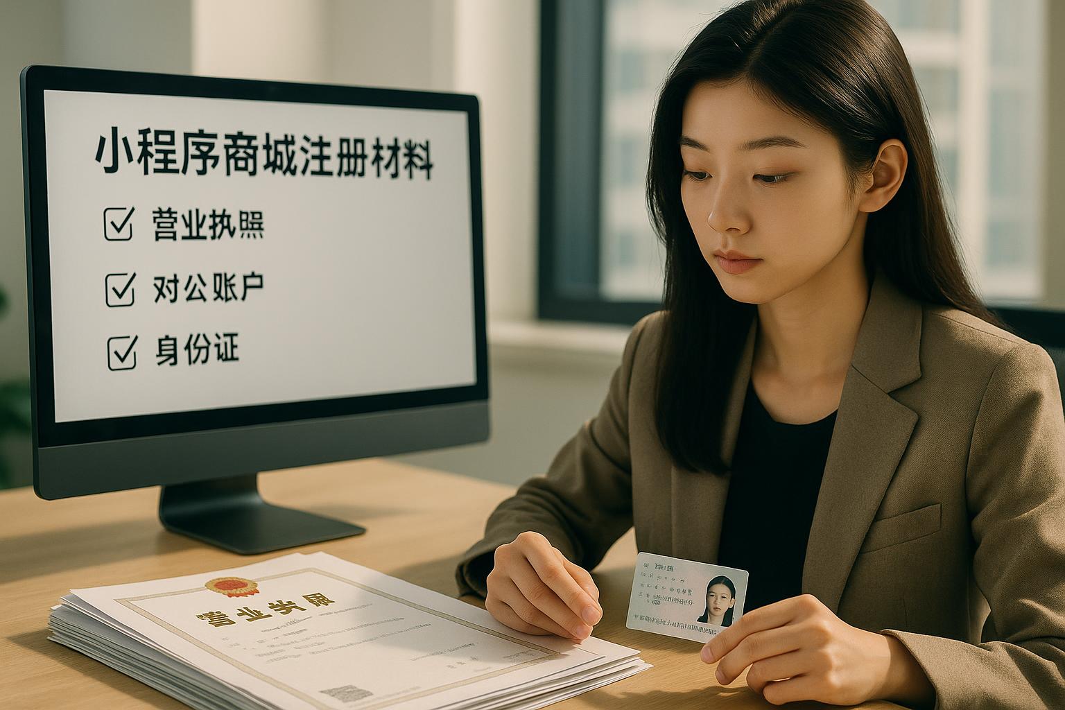 企业搭建小程序商城要哪些证件和材料？