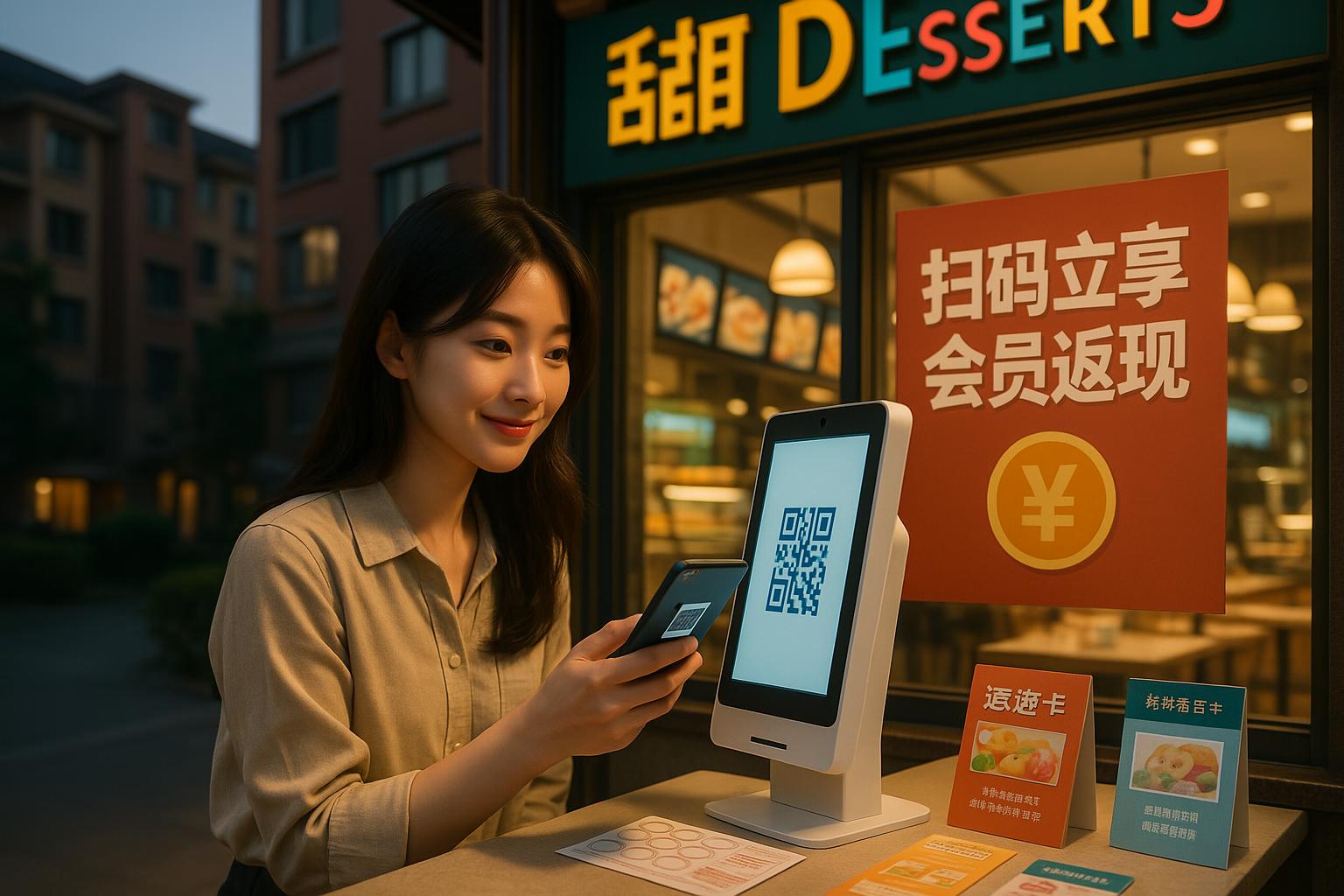 开业首月如何造势？会员扫码快速拉爆人气