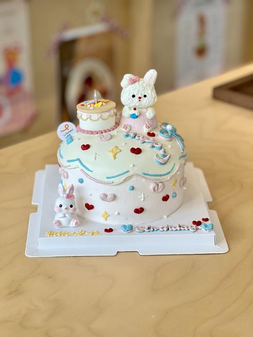 可爱的小兔子 ·奶油蛋糕（只能打车配送） 商品图1