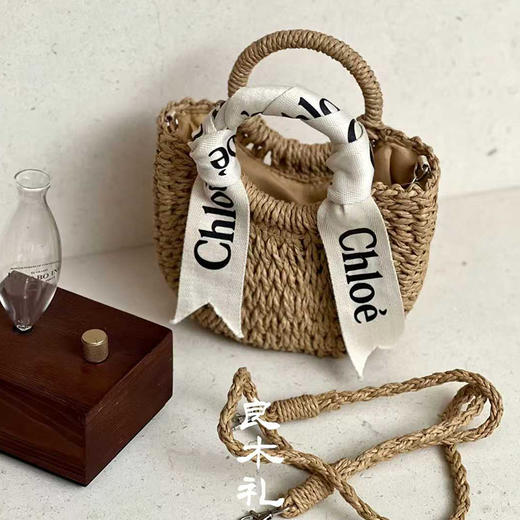 【部分现货】良木礼草编手提包（X7224） 商品图2