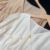 418良粉节|2026 活动爆款【自营】【必入推荐】 80%天丝【MYBL】8630天丝提花新中式束腰V领盘扣长款连衣裙-喜出 商品缩略图4