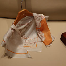 【预售7天，不退不换】良木礼山羊绒方巾（X7226）