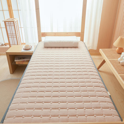 自然醒全棉色织棉花学生床垫宿舍专用加厚棉花褥子单人薄款可折叠床垫租房榻榻米睡垫LN 商品图5