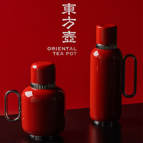 十八藏东方钛壶传家壶焖茶壶保温壶 千秋/美人壶-朱红