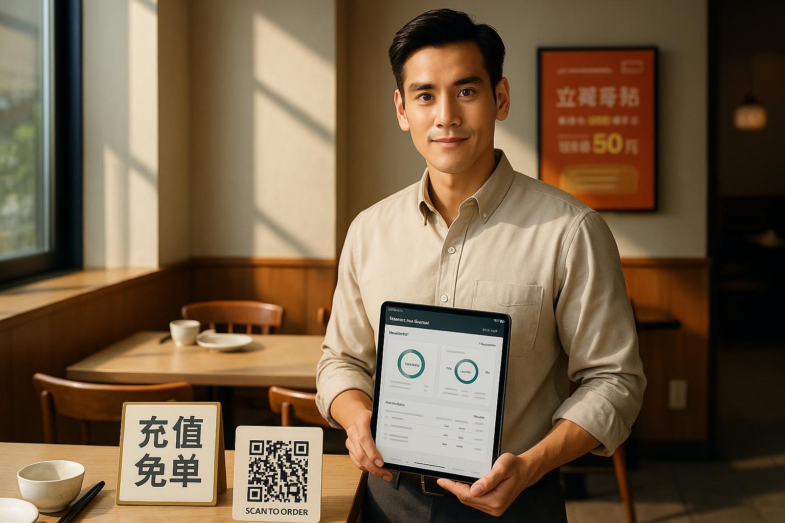 如何用扫码点餐精简流程并降低人力成本？