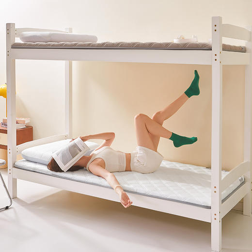 自然醒提花乳胶记忆棉学生床垫可折叠床褥垫睡觉打地铺租房专用家用垫背褥子LN 商品图5