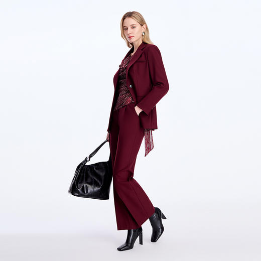 EITIE爱特爱塑身直筒西装长裤8305004 商品图1