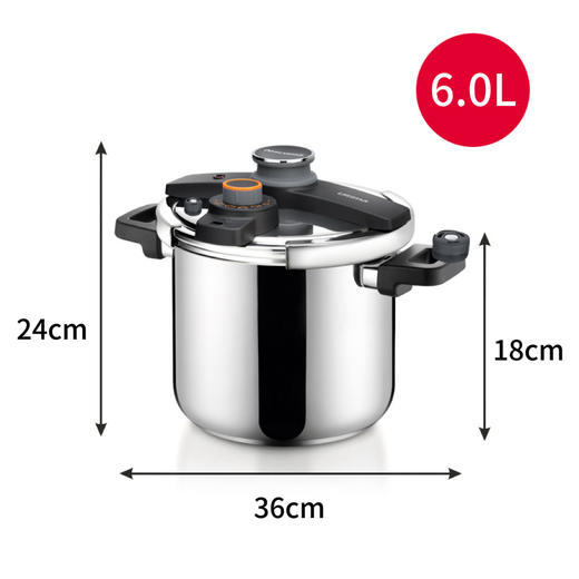 捷克进口/tescoma Ultima系列压力锅套装304不锈钢压力锅 商品图9