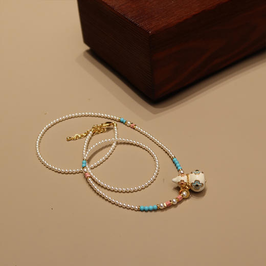 【预售7天，不退不换】良木礼珍珠葫芦项链（X7256） 商品图0