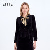 EITIE爱特爱领带拼接设计收腰显瘦小上衣8313012 商品缩略图0
