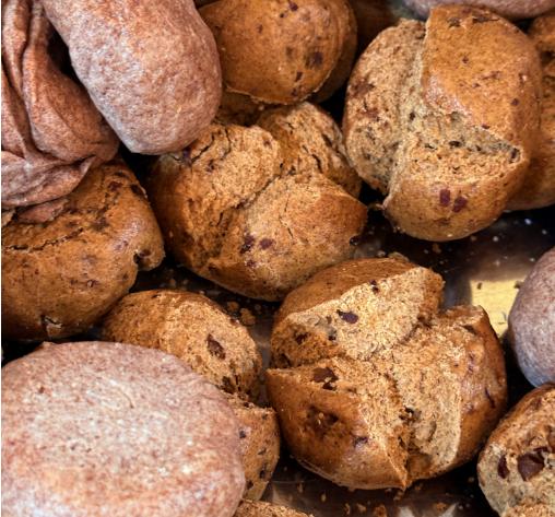 【4个】黑小麦馒头 商品图0