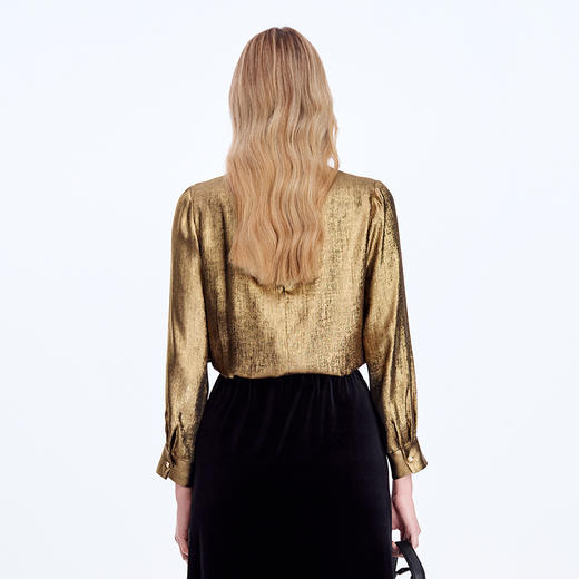 EITIE爱特爱精致小立领飘带设计小上衣8313011 商品图4