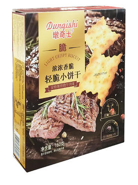 160g墩骑士轻脆小饼干牛肉味