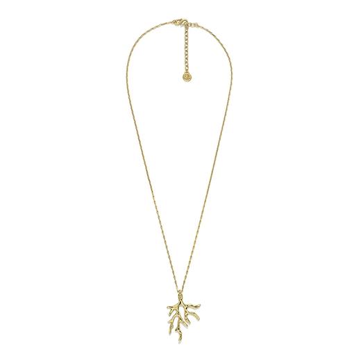 订购6个月到｜Goossens Paris-Corail-金色 珊瑚 吊坠 项链［法国设计师］ 商品图0