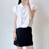 女装新款 设计荷叶边无袖小衫 商品缩略图4