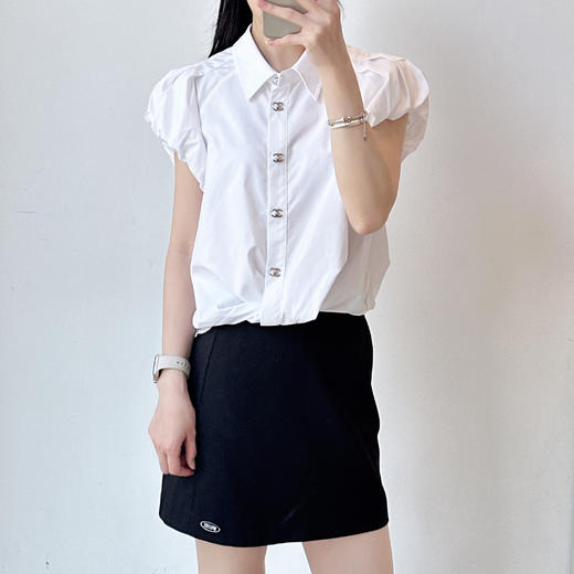 女装新款 设计荷叶边无袖小衫 商品图4