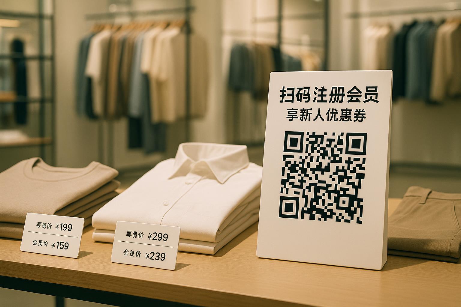 如何设置吊牌双价格吸引顾客注册？