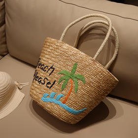 【预售7天，不退不换】良木礼草编包包（X7225）