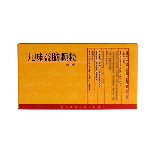 丽珠 九味益脑颗粒 5g*9袋/盒 商品图1