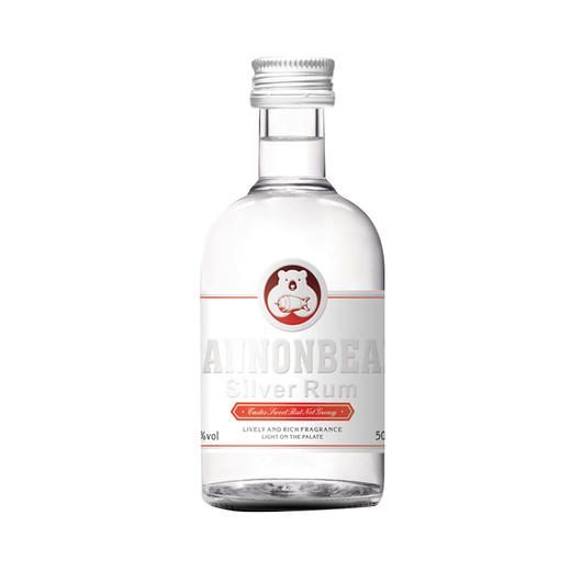 炮弹棕熊 40度白朗姆酒 50ml/瓶 商品图0
