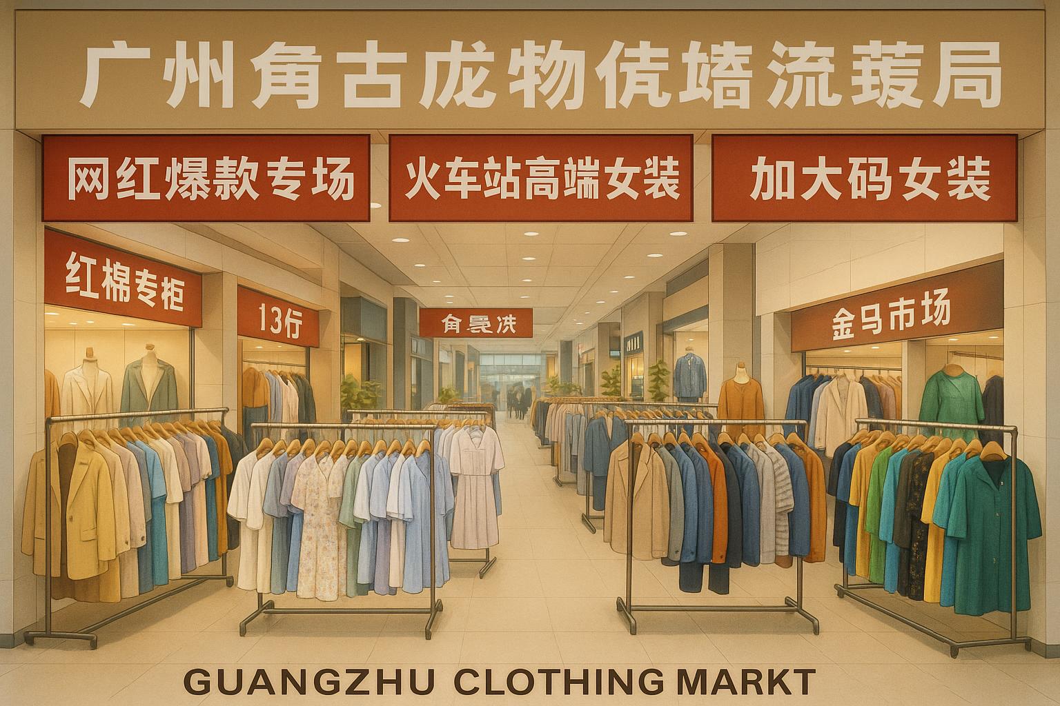 广州火车站市场适合谁？高端女装精品集聚地