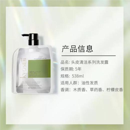 今井制妍头皮清洁系列洗发露538ml/瓶 商品图2