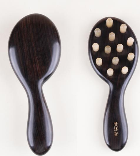 萌芽按摩梳紫光檀 商品图0