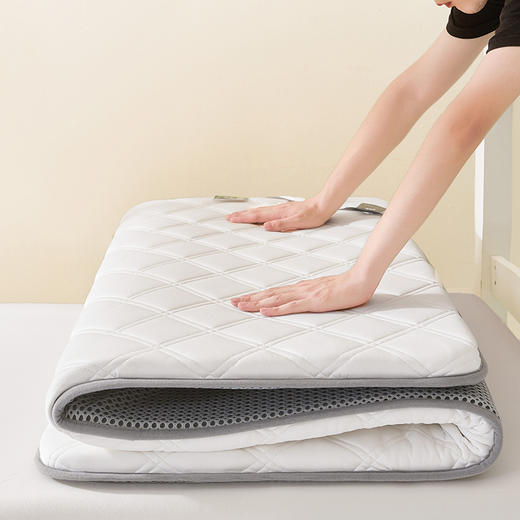 自然醒提花乳胶记忆棉学生床垫可折叠床褥垫睡觉打地铺租房专用家用垫背褥子LN 商品图14