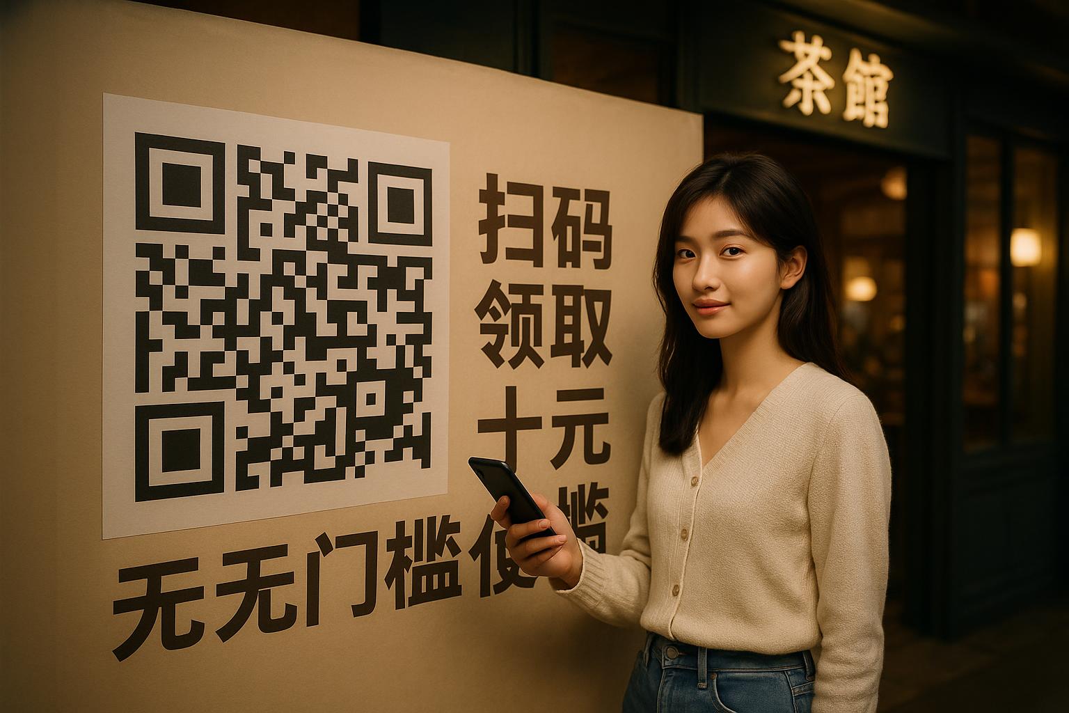 开业前怎么用装修期吸粉？用二维码围挡做引流
