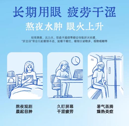 【冰凉来袭~】蔡氏福宁冰感眼罩  2盒（共计10片）遮光护眼 冰感眼罩 商品图1