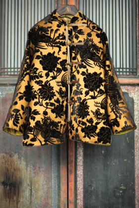 盛唐牡丹| 凤戏牡丹真丝漳缎外套