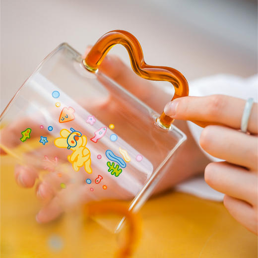 夏日系列团团冰透玻璃杯 商品图2