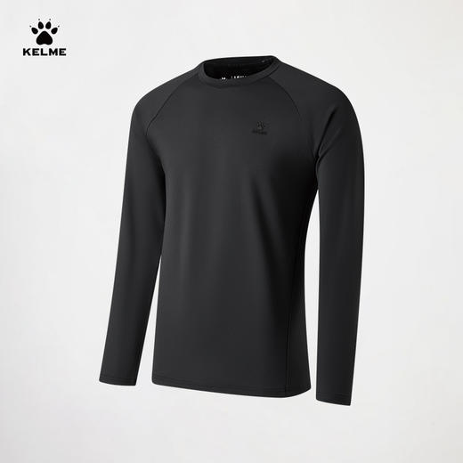 卡尔美KELME一网而深系列男士圆领长袖T恤6536TX1002 商品图0